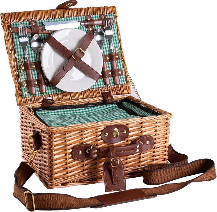 Immagine prodotto EGenuss Picknickkorb mit abnehmbarem Schultergurt