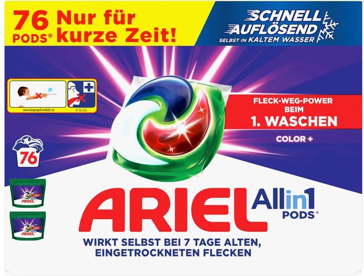 Image du produit Ariel Tout-en-un (76 Cycles de lavage, Pods de lavage)