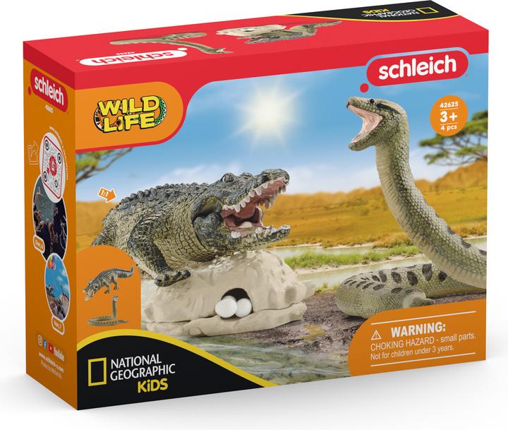 Actual product image Schleich Wild Life Danger in the swamp