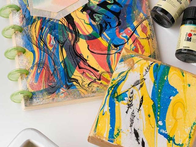Actual product image Marabu Easy Marble (Multicoloured, 90 ml)