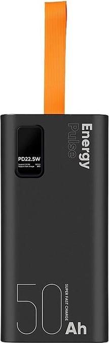 Produktbild Obal:Me EnergyPulse Powerbank 50000mAh 22.5W Black (50000 mAh, 22.50 W, 23 Wh)