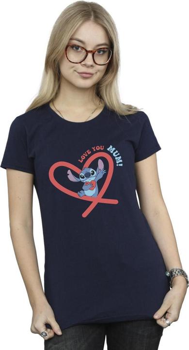 Image du produit Disney - T-shirt LILO & STITCH LOVE YOU MUM - Femme (XXL)