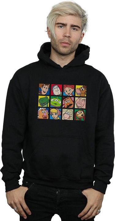 Actual product image Disney Mens Toy Story Character Squares Hoodie (XL)