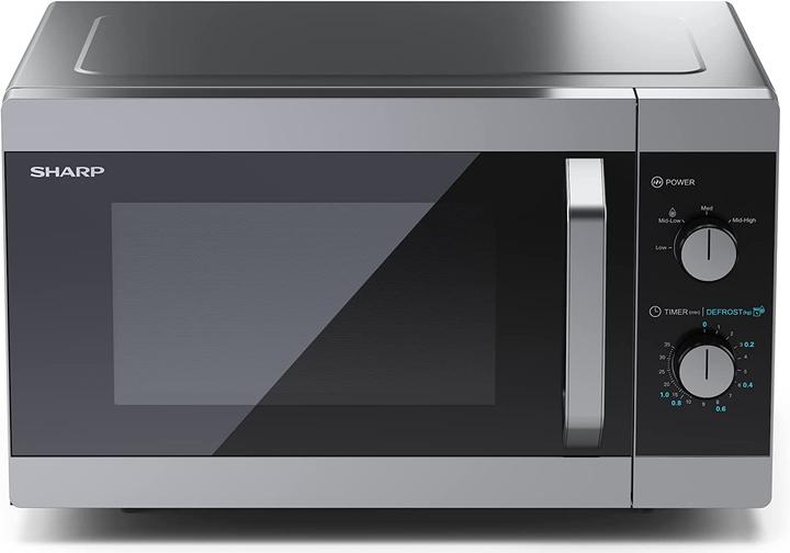 Actual product image Sharp Microwave oven YC-MS31E-S Free standing, 900 W, Silver (23 l)