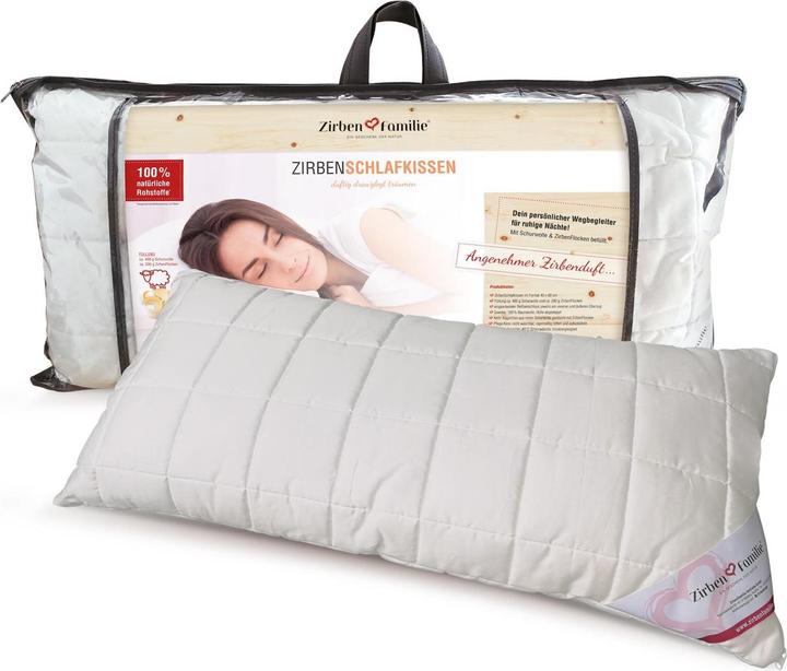 Immagine prodotto ZirbenFamilie Cuscino per dormire in cembro -Edizione 40x80cm (40 x 80 cm)