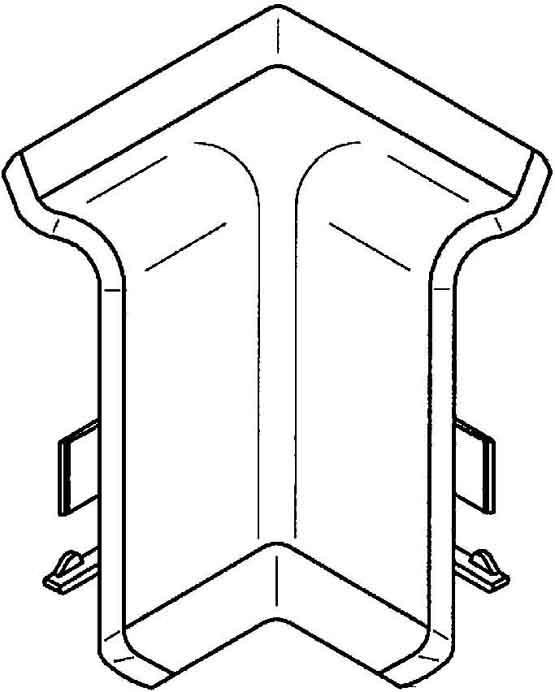 Produktbild Gewiss SLK IE 20X70 RAL9010 Sockelleistenkanal (2 cm)