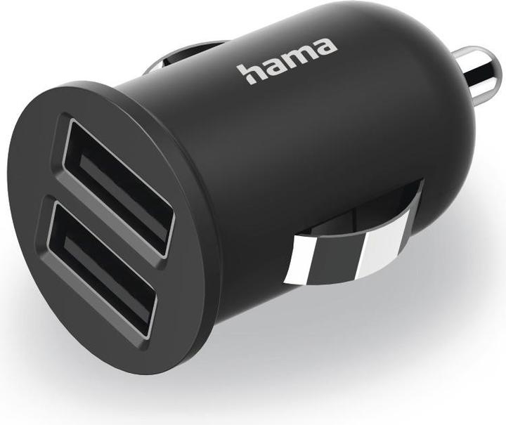 Image du produit Hama Chargeur de voiture, 2x USB, 2.4 A