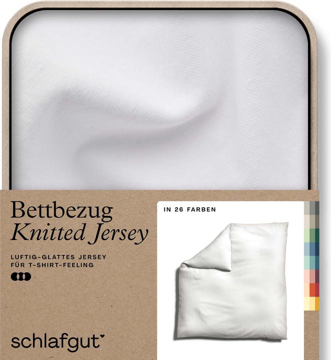 Immagine prodotto schlafgut Knitted Jersey (Copripiumino, 200 x 200 cm)