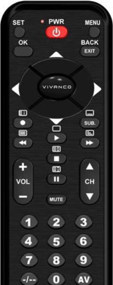 Produktbild Vivanco Ur 12 Bn (Universal Fernbedienung, Infrarot)