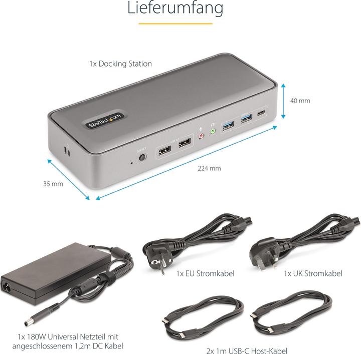Actual product image StarTech 129UE-USBC-KVM-DOCK