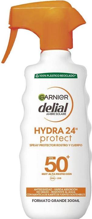 Actual product image Garnier HYDRA 24 PROTECT spray SPF50+ 300 ml (Sun spray, SPF 50, 300 ml)