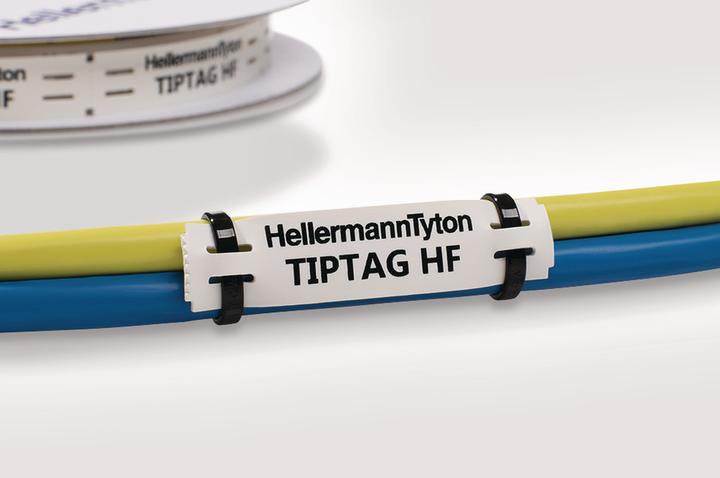 Produktbild HellermannTyton Kabelmarker LSOH 15x100mm gelb