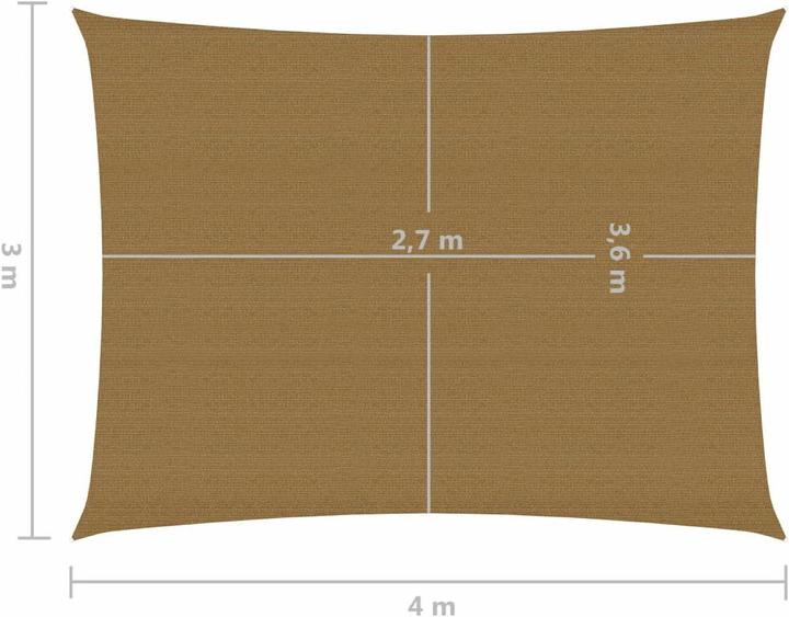 Image du produit VidaXL Voile d'ombrage (300 x 400 cm)