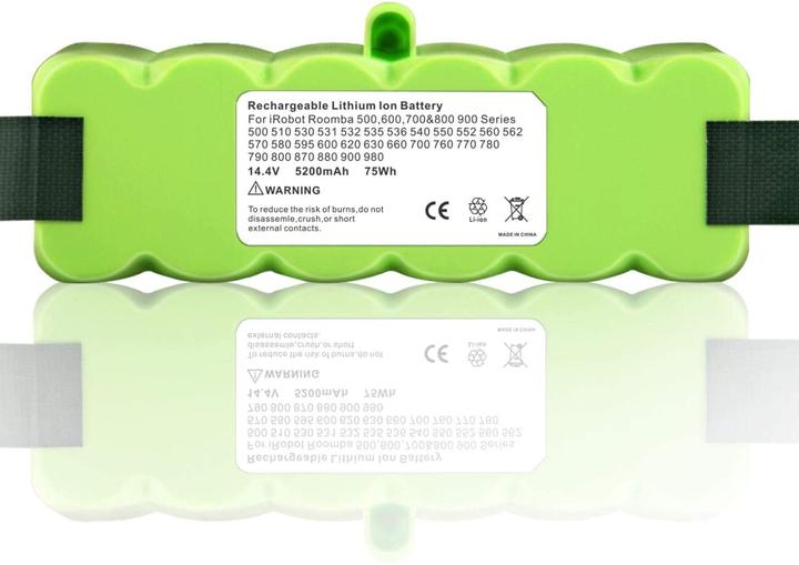 Image du produit Acconic Batterie 5200mAh pour Roomba iRobot 660 665 670 671 675 696 681 790 866 886 896 Scooba 450