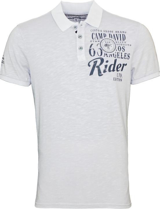 Camp David Poloshirt Road Rebel Kurzarmshirt mit Polokragen (3XL)