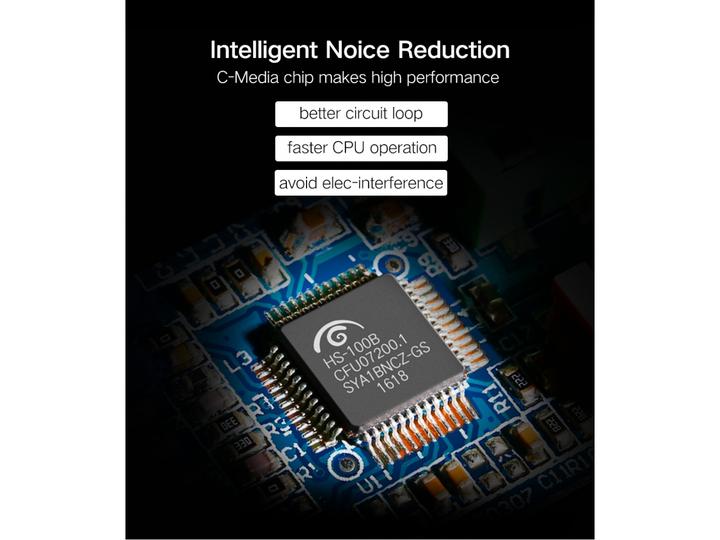Actual product image Ugreen External USB sound card for headphones, speakers, headsets (USB)
