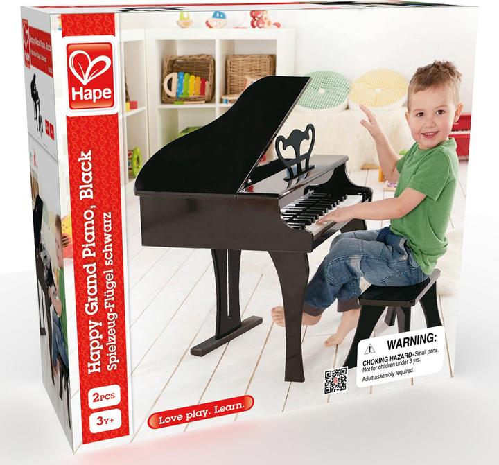 Actual product image Hape Toy grand piano (Multilingual, English, German, French)
