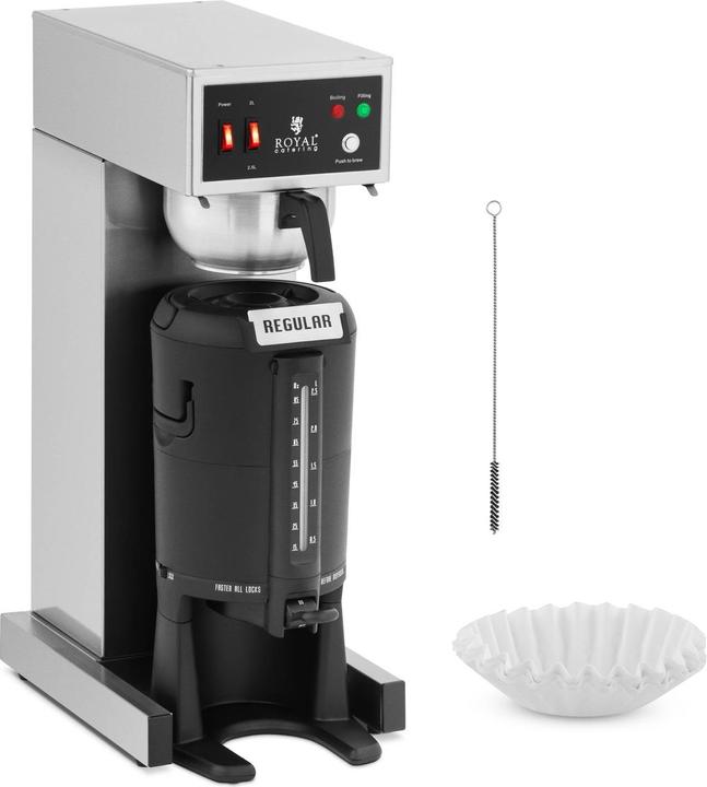 Actual product image Royal Catering Filter Coffee Machine - 2.5 L - incl. Thermal flask with tap