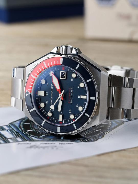 Produktbild Spinnaker SP-5081-JJ Dumas Automatik Herrenuhr 44mm 30ATM (Taucheruhr, 44 mm)