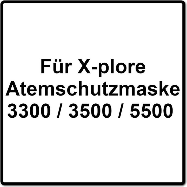 Produktbild Dräger Partikelfilter P3 R (VE=2 Stk) (FFP3, 22 x)