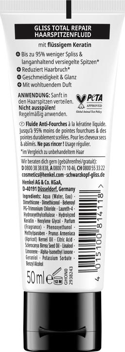 Image du produit Gliss Fluide pour pointes Oil Nutritive 50 ml (50 ml)