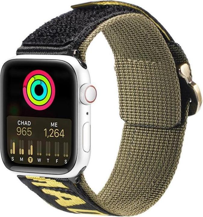 Actual product image Dux Ducis Strap (Outdoor Version) strap Apple Watch Ultra, SE, 8, 7, 6, 5, 4, 3, 2, 1 (49, 45, 44, 4 (45 mm, 44 mm, 42 mm, 49 mm, Stainless steel, Nylon)