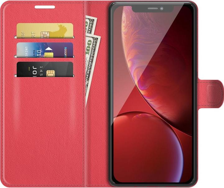 Actual product image Cover-Discount iPhone 13 Pro - leather case cover red (Apple iPhone 13 Pro)