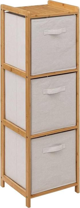 Actual product image 5Five Bathroom storage - 3 drawers - Bamboo