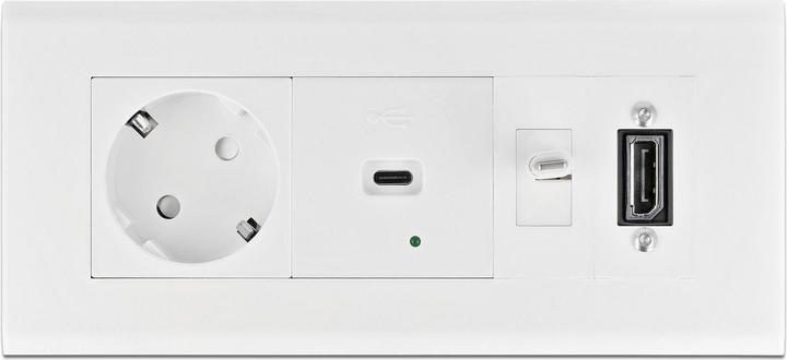 Produktbild Delock Easy 45 Modulträger für Geräteeinbaukanal 175 x 80 mm (17.50 cm)