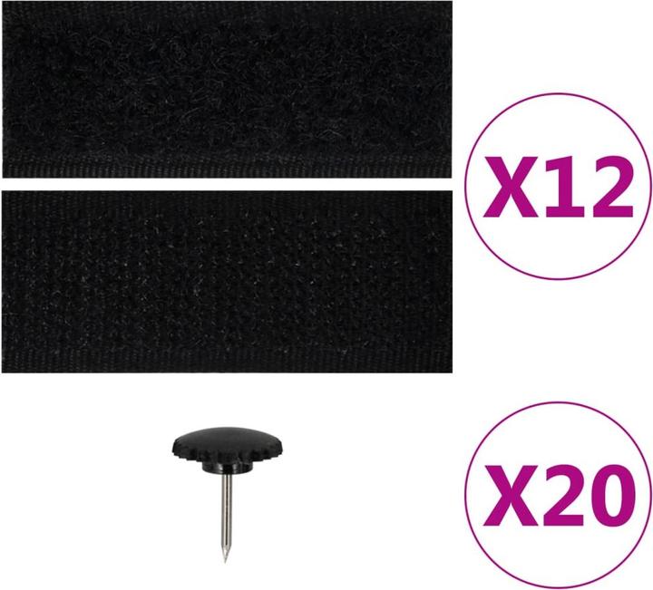 Actual product image VidaXL Insect screen curtain (230 x 230 cm)