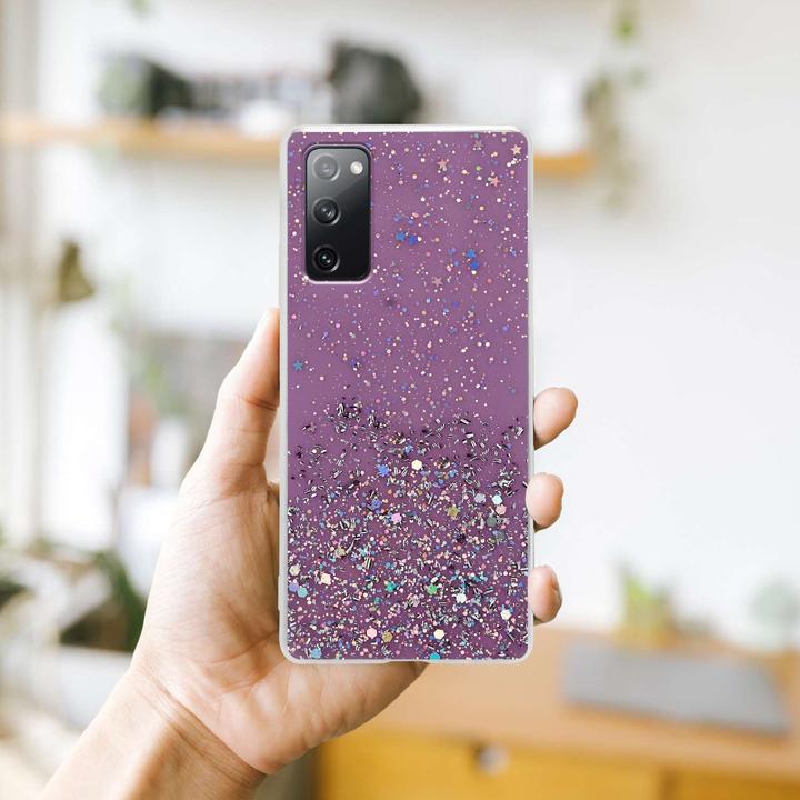 Produktbild Cadorabo TPU Cover funkelnder Glitter (Samsung Galaxy S20 FE)
