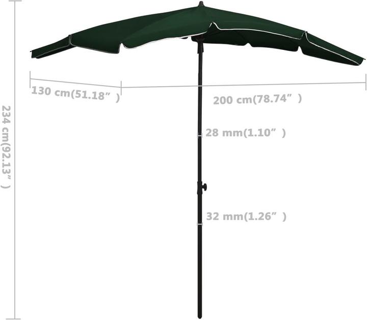 Produktbild VidaXL Nishi (1.30 m)