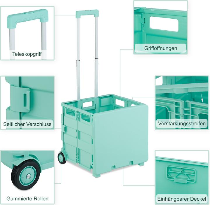Actual product image Relaxdays shopping cart