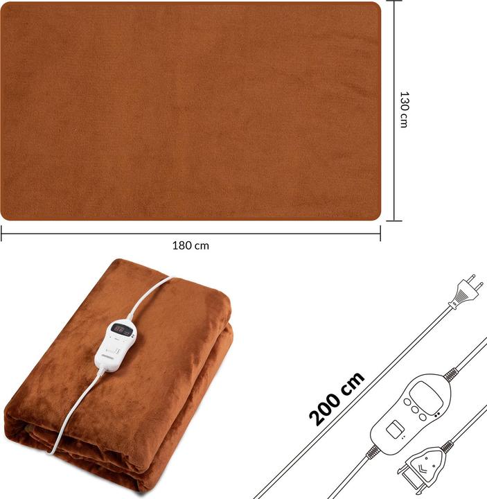 Actual product image Monzana Electric blanket (180 x 130 cm)
