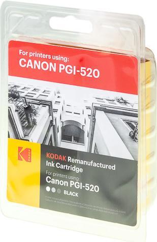 Actual product image Kodak Supplies 185C052001 Ink 350 pages 19ml black fits Canon IP4600 Compatible with 2932B