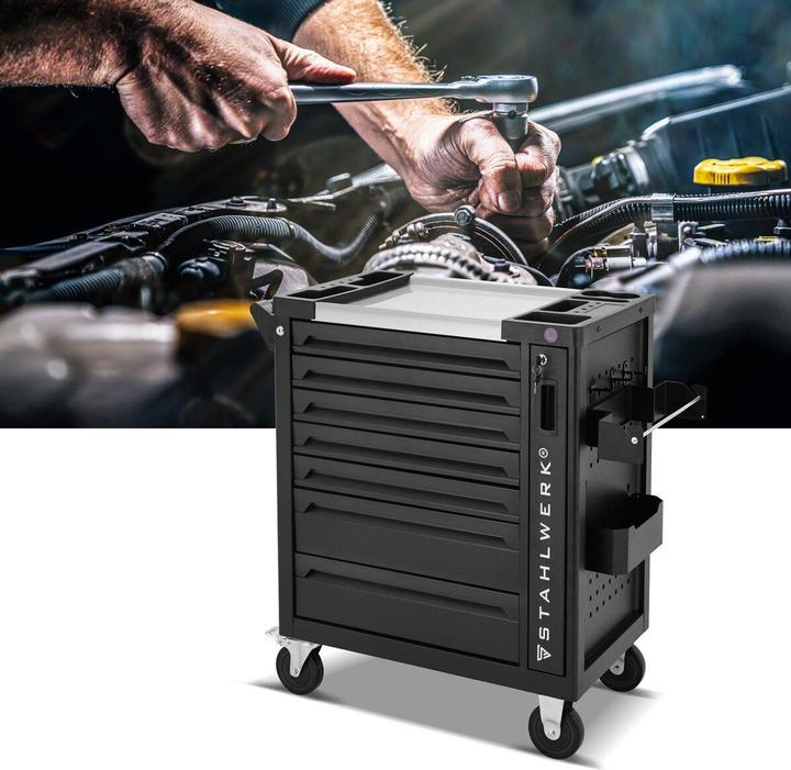 Produktbild Stahlwerk Werkstattwagen EAGLE Werkzeugwagen Montagewagen Werkzeug Organizer (1 x)
