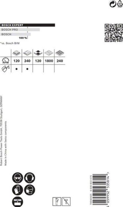 Produktbild Bosch Professional Zubehör EXPERT Tough Material Lochsäge, 73 x 60 mm (73 Millimeter)