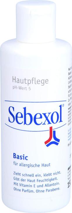 Actual product image Sebexol BASIC formulation base, 150 ml solution (Body cream, 150 ml)