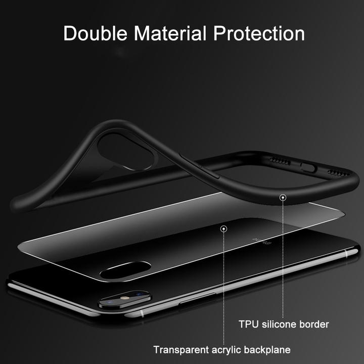 Actual product image König Design Ultra Slim Case for Apple iPhone X Mobile Phone Case Protection Cover Bumper Cases Red New (Apple iPhone X)