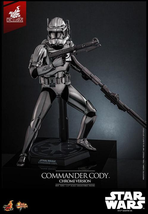 Produktbild Hot Toys Star Wars Movie Masterpiece Actionfigur 1/6 Commander Cody (Chrome Version) Exclusive 30 cm