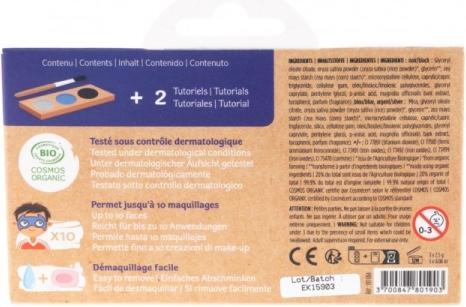 Valeurs nutritives et ingrédients Namaki Maquillage - Chevalier & Superhéros - 3 couleurs Chevalier & Superhéros