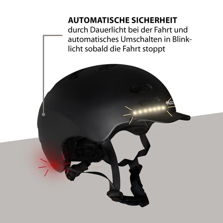 Produktbild Hudora Skaterhelm LED, Gr. L (58 - 61 cm)