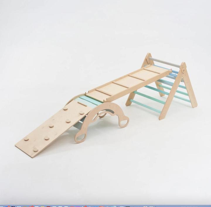 Immagine prodotto Montessori Scala + 2 tavole bifacciali + altalena