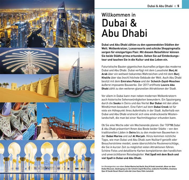 Produktbild TOP10 Reiseführer Dubai & Abu Dhabi (Deutsch, DK Verlag Reise, 2024)