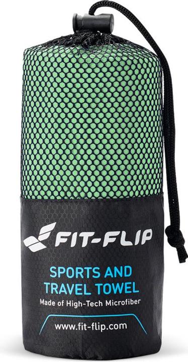 Produktbild Fit-Flip Mikrofaser Handtuch schnelltrocknend mit Tasche 60x120cm (60 x 120 cm)