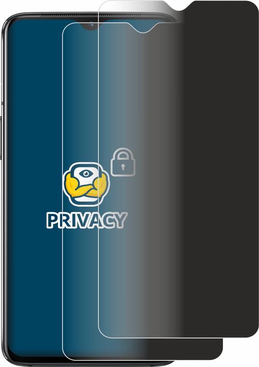 Actual product image BROTECT Anti-spy privacy film Blue light protection film (2 Piece, OnePlus 7)