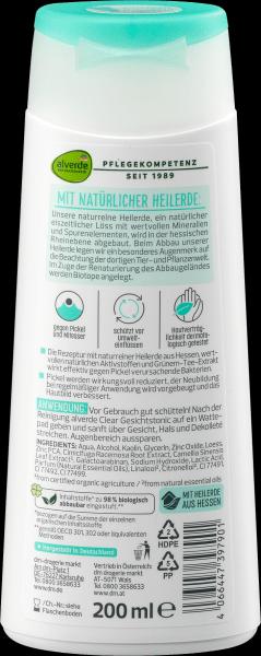 Actual product image dm alverde Clear face tonic (Tonic water, 200 ml)