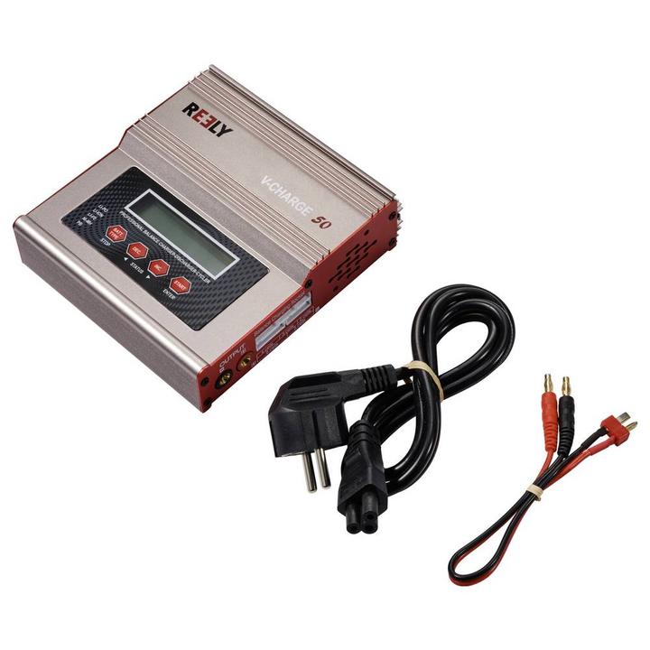Productafbeelding Reely V-Charge 50 Modellbau-Multifunktionsladegerät 12 V, 230 V 7 A LiIon, LiFeP