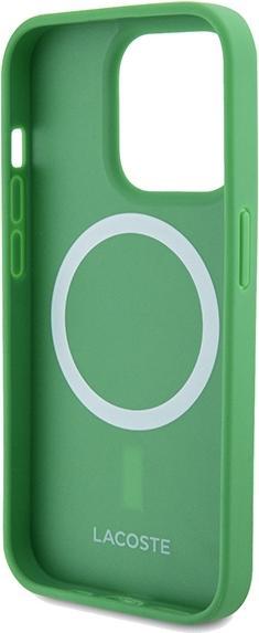 Image du produit Lacoste LCHMP15XPVCN iPhone 15 Pro Max 6.7" zielony/green étui rigide Iconic Petit Pique MagSafe (Apple iPhone 15 Pro Max)