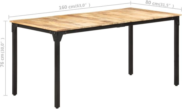Immagine prodotto VidaXL Esstisch (160 x 80 x 76 cm)